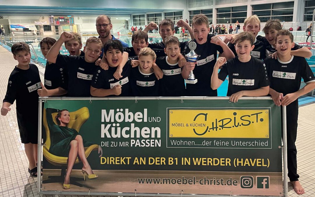 Turniersieg für unsere U14-Wasserballer beim ersten C.H.R.I.S.T.-Pokal im Marienbad