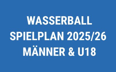 Der Spielplan für die Männer und U18 ist da!