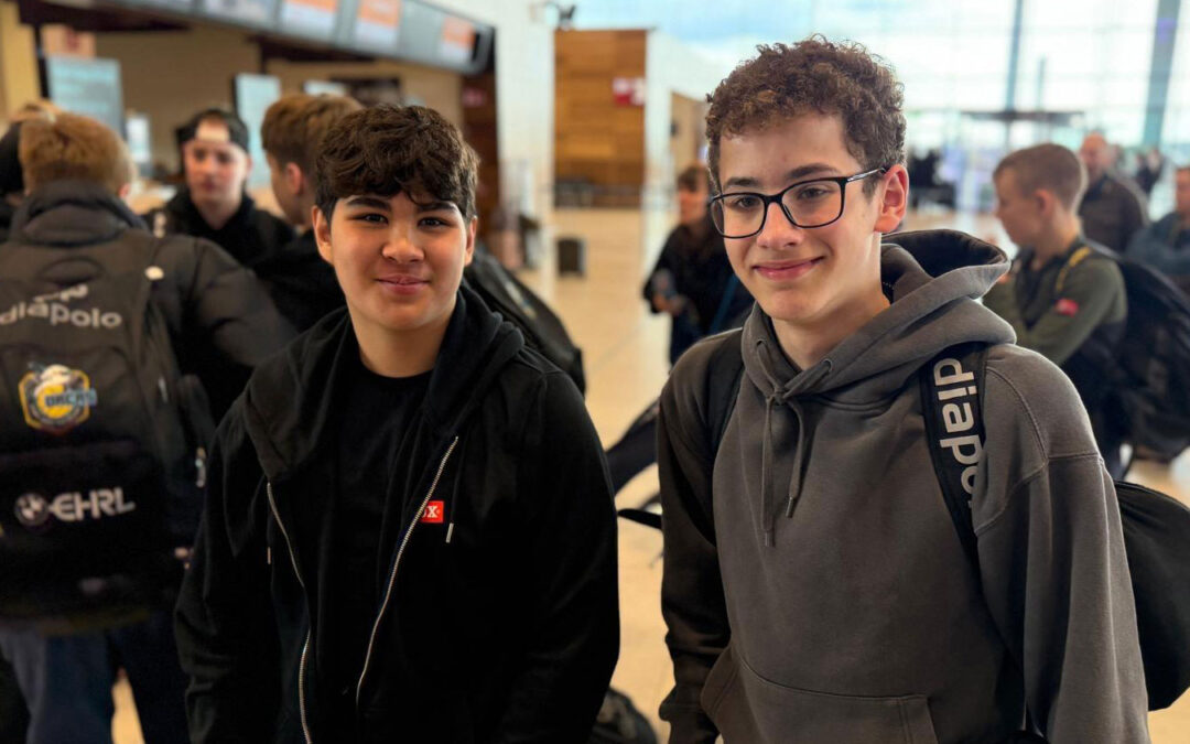 Andreas Kuhljaeff und Ben Triebel U14 Spieler ASC Brandenburg 03