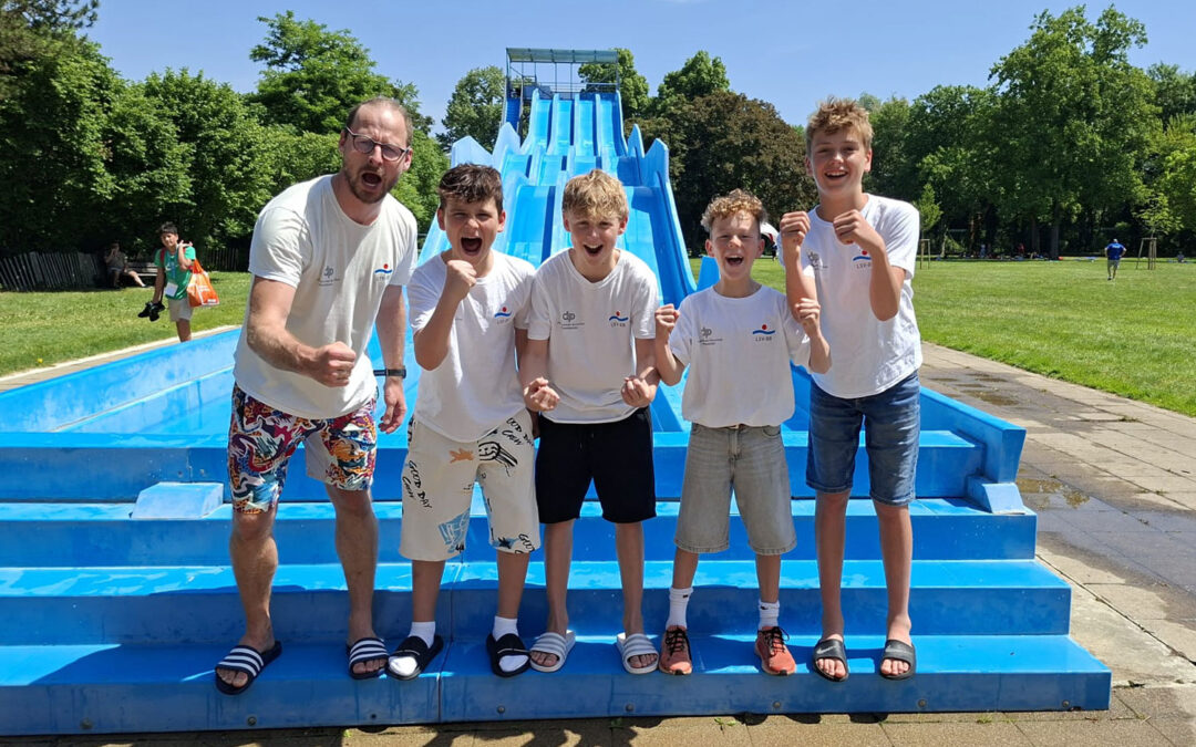 Hopla Cup in Mulhouse Sportler aus Brandenburg an der Havel mit Trainer Björn Dupont